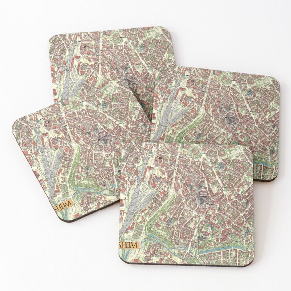 Item preview, Vintage Map of Hildesheim, Germany designed and sold by Gin  Neko.