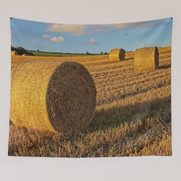 Item preview, Autumn Haybales designed and sold by Martyn R Arnold Fine Art Nature & Landscape Photography.