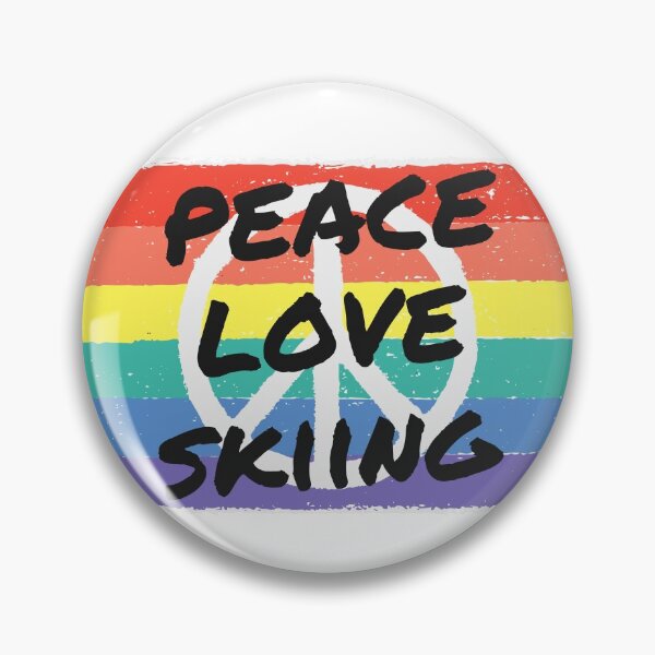 Item preview, Peace. Love. Skiing  designed and sold by TheGreenGoat.