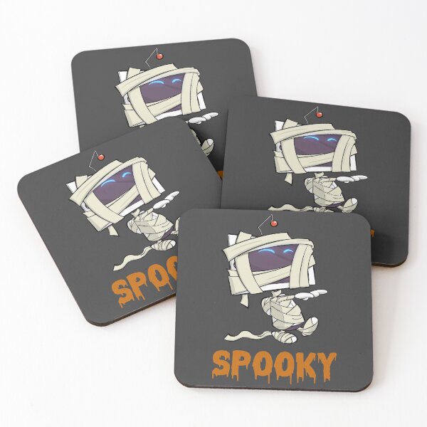 Item preview, Spooky Halloween Fugi Robot Mummy Retro 90s Japanese Kawaii Cartoon designed and sold by Sean  Sautter.