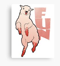 Funny Lamb Metal Print