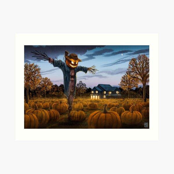 Pumpkin Patch - Illustration Art Print