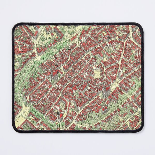 Item preview, Vintage Map of Muehlhausen, Germany designed and sold by Gin  Neko.