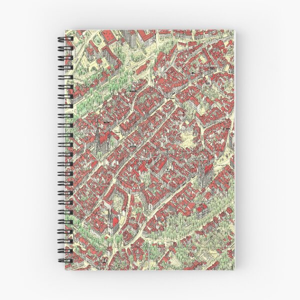 Item preview, Vintage Map of Muehlhausen, Germany designed and sold by Gin  Neko.