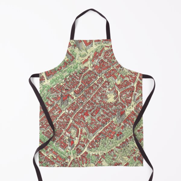 Item preview, Vintage Map of Muehlhausen, Germany designed and sold by Gin Neko.