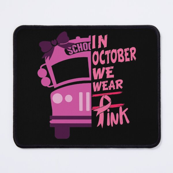 Artikelvorschau, im oktober tragen wir rosa schulbus brustkrebsbewusstsein entworfen und verkauft von OzyManDiaS90.