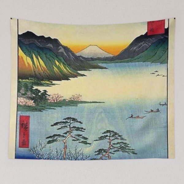 Item preview, Hiroshige's Lake Suwa in Shinano Province designed and sold by mosfunky.