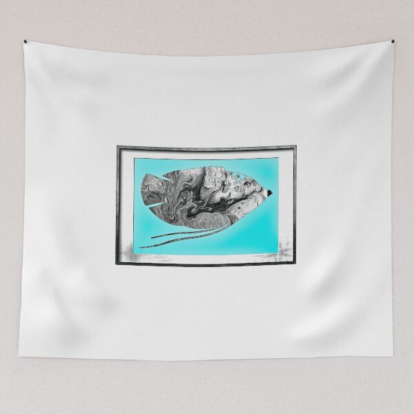 Item preview, Stylized Gourami Fish, Acrylic Painting designed and sold by AMacGPhilly.