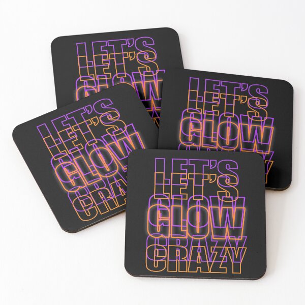 Item preview, Let's Glow Crazy Orange and Purple designed and sold by that5280lady.