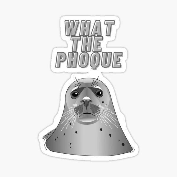 Phoque Stickers Redbubble