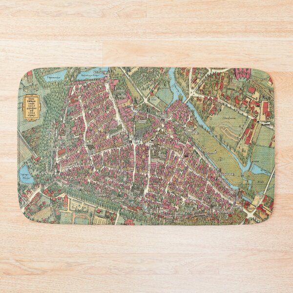 Item preview,  Vintage Map of Dinkelsbuehl, Germany designed and sold by Gin  Neko.