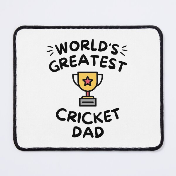 Item preview, World's greatest cricket dad designed and sold by TheGreenGoat.