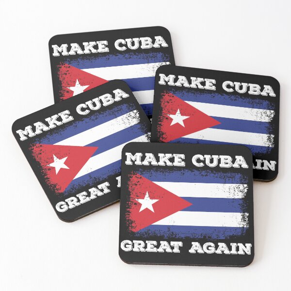 Item preview, Make Cuba Great Again Cuban Flag Caribbean Beach Happy designed and sold by Zeelicious Designs.