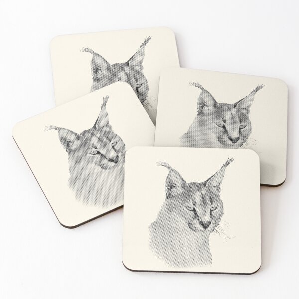Item preview, Caracal Wild Cat African Wildlife designed and sold by Scotch Macaskill.