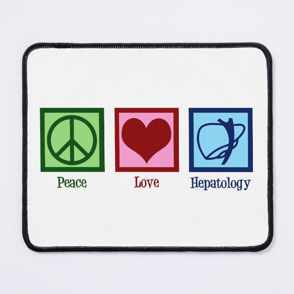 Item preview, Peace Love Hepatology designed and sold by Epic Love Designs.