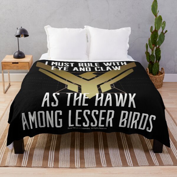 Item preview, I must rule with eye and claw, As the hawk among lesser birds-Dune-Duke Leto Atreides Quote designed and sold by YomeHayin.