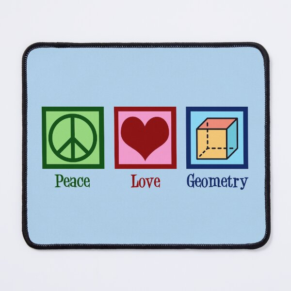 Item preview, Peace Love Geometry Teacher designed and sold by Epic Love Designs.