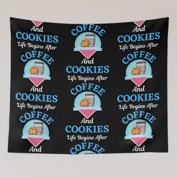 Item preview, Life Begins After Coffee And Cookies   designed and sold by WoodburyLake.