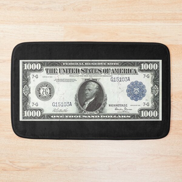 Item preview, $1000 dollar bill, large denomination United States Currency, US Currency, retired currency bills, Alexander Hamilton, One thousand bucks, Tom Keys designed and sold by Nostrathomas66.