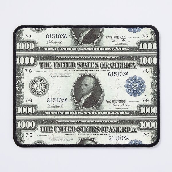 Item preview, $1000 dollar bill, large denomination United States Currency, US Currency, retired currency bills, Alexander Hamilton, One thousand bucks, Tom Keys designed and sold by Nostrathomas66.