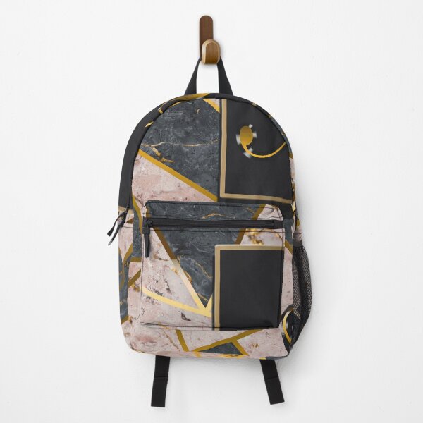 Item preview, Rose Marble Mosaic Golden Glitters Monogram A designed and sold by antarte99.