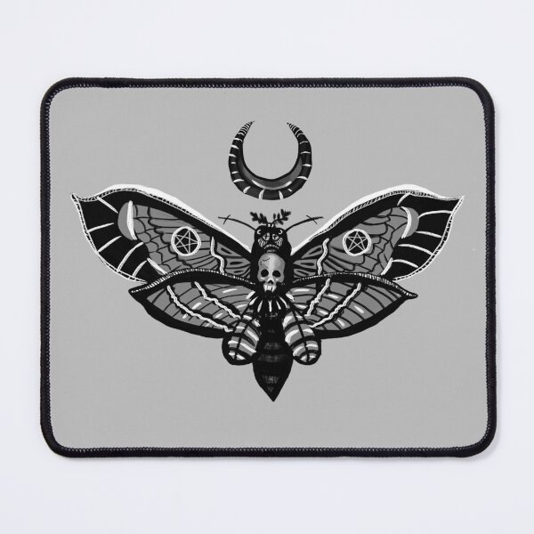 Item preview, Moth and moon print  designed and sold by DemonicGloom.