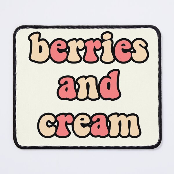 Item preview, berries and cream tiktok meme designed and sold by KaylaH22.