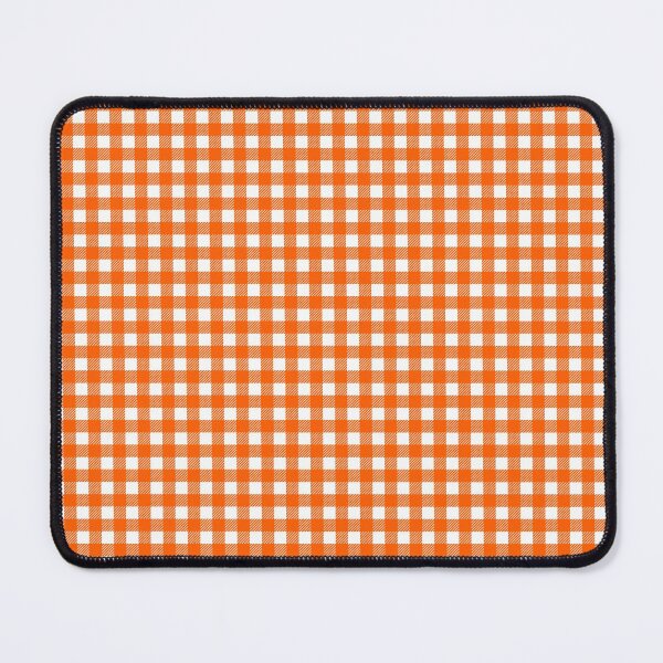 Item preview, Orange and white buffalo plaid  designed and sold by MLD112.