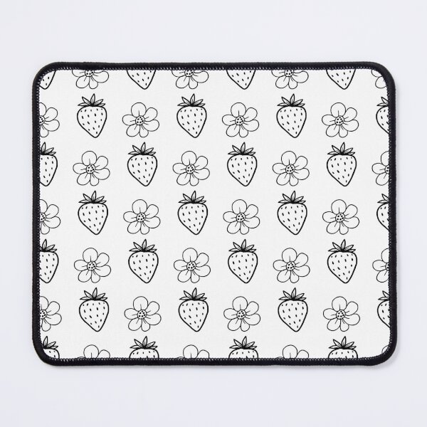 Item preview, Handrawn Doodle Strawberry and Flower designed and sold by Julianadieyi.