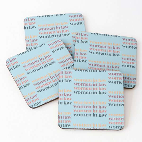 Item preview, Women in Law | #womeninlaw Light Blue background designed and sold by cutetype.
