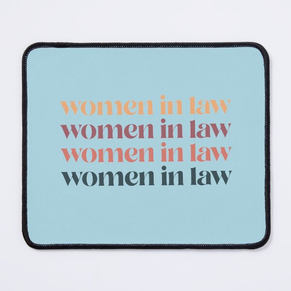Item preview, Women in Law | #womeninlaw Light Blue background designed and sold by cutetype.