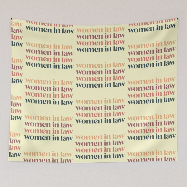 Item preview, Women in Law | #womeninlaw Light Cream background designed and sold by cutetype.