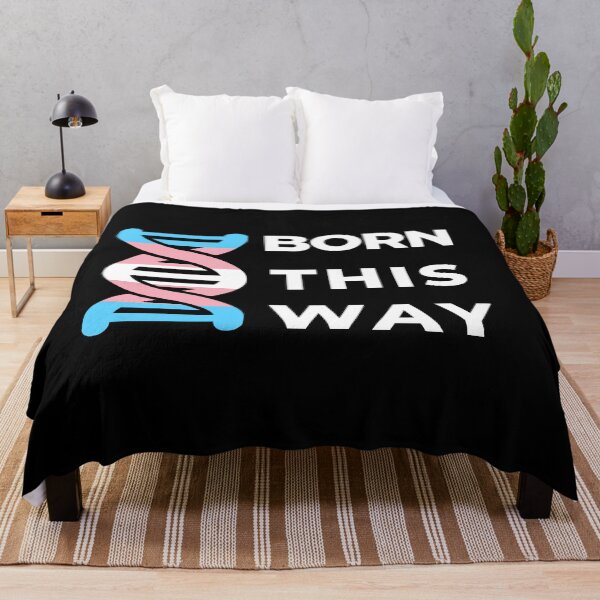 Item preview, Born This Way Transgender Pride DNA - Pride Month, Happy Pride!, Transgender Flag, Trans Ally designed and sold by jadedscientist.