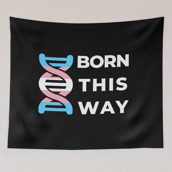 Item preview, Nacido de esta manera ADN del orgullo transgénero: mes del orgullo, orgullo feliz, bandera transgénero, aliado trans designed and sold by jadedscientist.