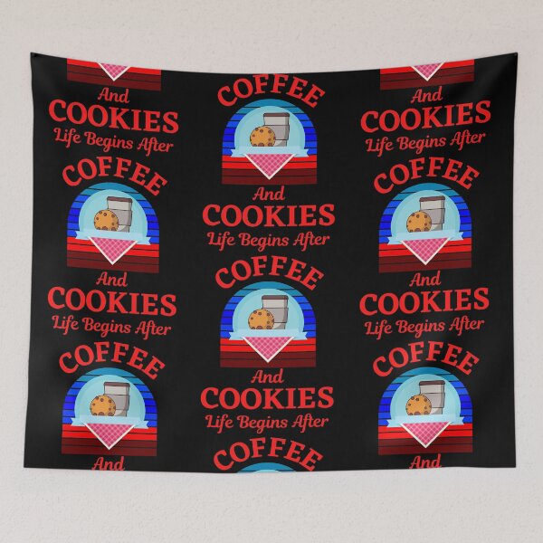 Item preview, Life Begins After Coffee And Cookies   designed and sold by WoodburyLake.