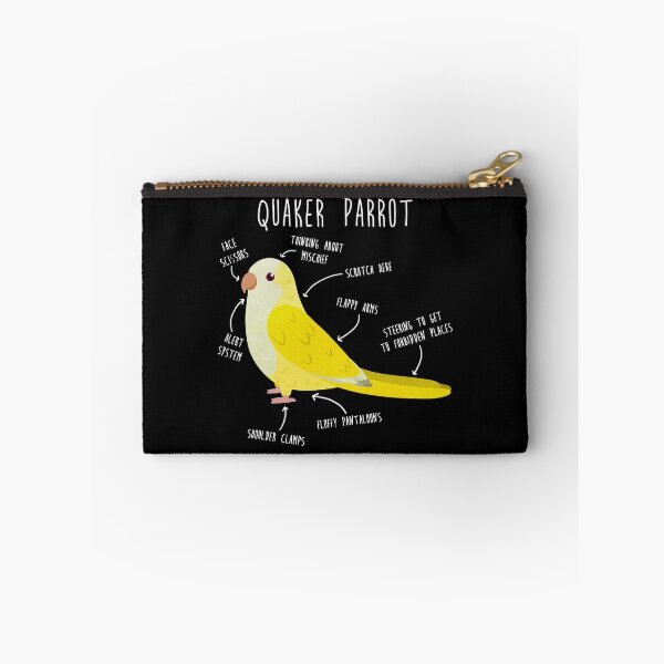 Item preview, Anatomy of a Lutino Quaker Parrot designed and sold by Clara Hollins.