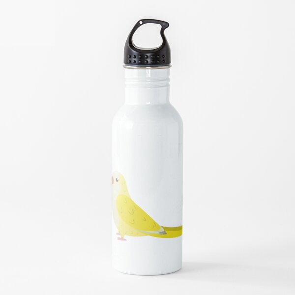 Anatomy of a Lutino Quaker Parrot Water Bottle