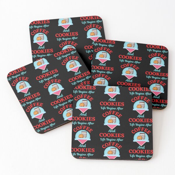 Item preview, Life Begins After Coffee And Cookies   designed and sold by WoodburyLake.