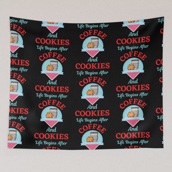 Item preview, Life Begins After Coffee And Cookies   designed and sold by WoodburyLake.