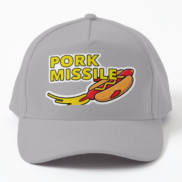 Hot Dog Pork Missile Wiener Rocket Ship Funny Hotdogologist  Baseball Cap