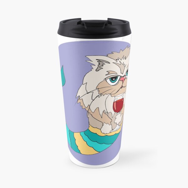 Lilly the Persian Purrmaid Travel Mug