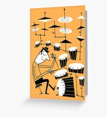 Play that beat Greeting Card