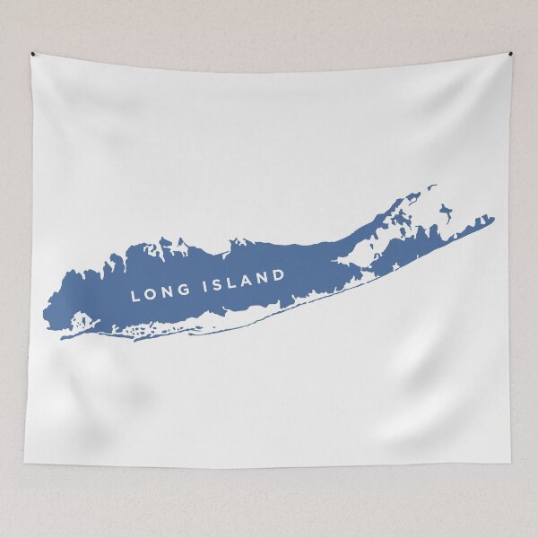 Item preview, Blue Long Island Map designed and sold by field3.