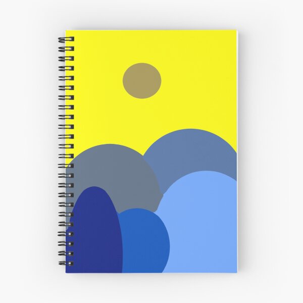 Item preview, Mountain minimalist Colorful look wall decor retro art  designed and sold by tenkenryujin.