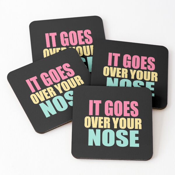 Item preview, It Goes Over Your Nose designed and sold by gooldenfish.
