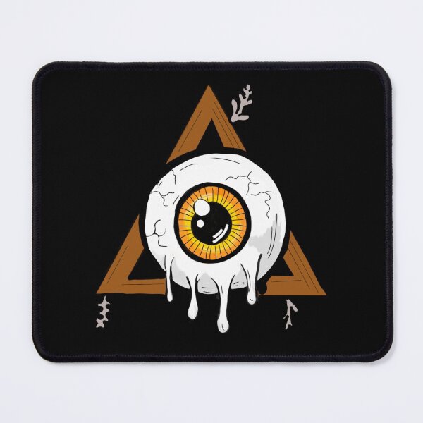 Item preview, Orange Gold all seeing eye with black background  designed and sold by DemonicGloom.