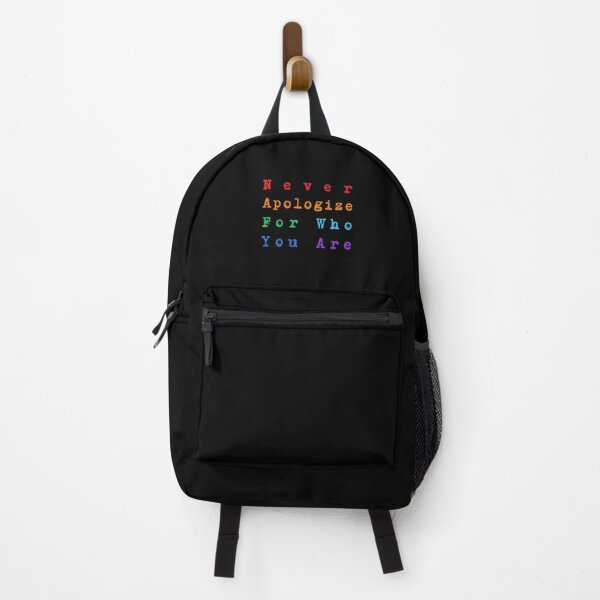 Item preview, LGBTQ Pride - Never Apologize for Who You Are - LGBTQ Rainbow designed and sold by DesignByLeo.