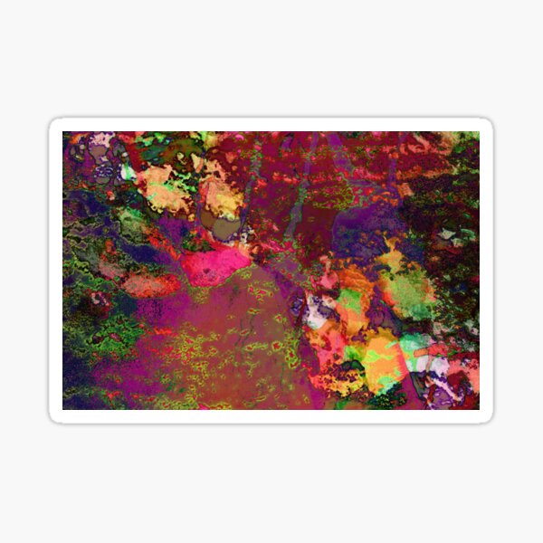 Paw Prints Paint Splash Sticker