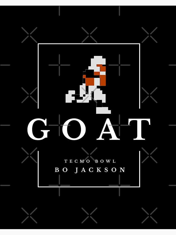 GOAT - Tecmo Bowl Bo Jackson' Art Board Print for Sale by Primotees