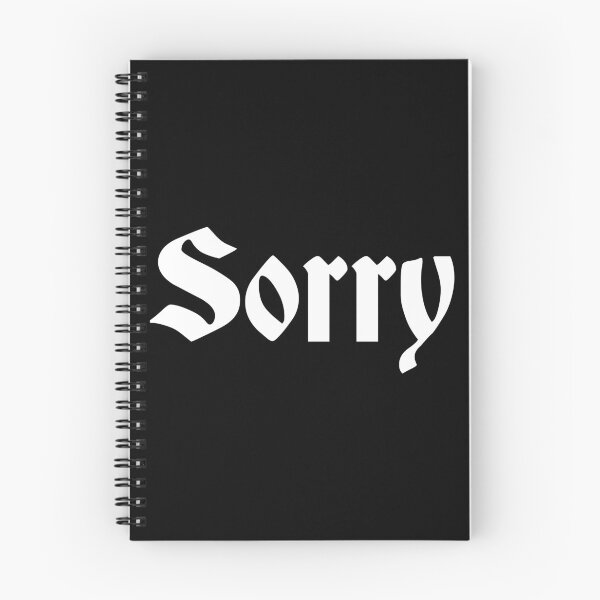Item preview, Sorry White Logo designed and sold by soundbible.